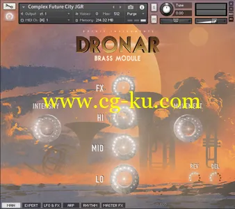 Gothic Instruments DRONAR Brass Module KONTAKT的图片1