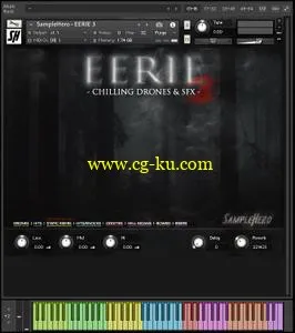 SampleHero EERIE 3 Chilling Drones and SFX KONTAKT的图片1