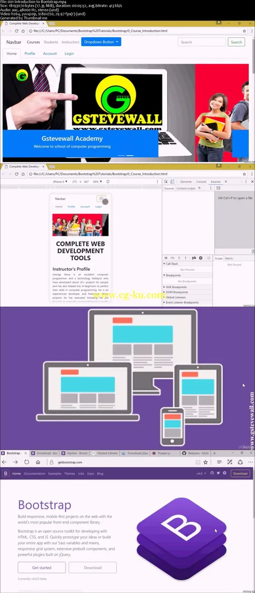 Complete Bootstrap course with responsive website design的图片2