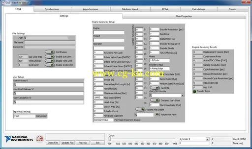 NI Combustion Analysis System (CAS) Software for LabVIEW 2017的图片2