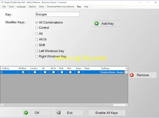 Simple Disable Key 5.1 Multilingual的图片1