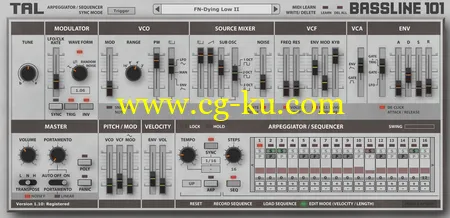 Togu Audio Line TAL-BassLine-101 v2.0.2 WiN / OSX的图片1