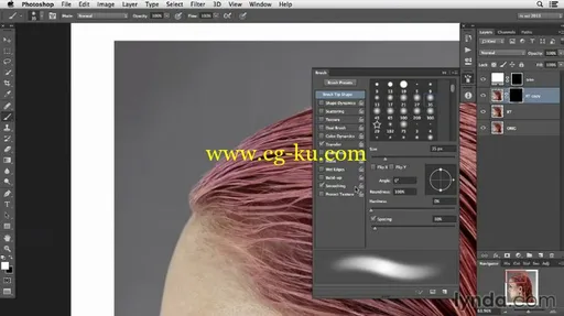 Photoshop Retouching Techniques: Hair的图片3