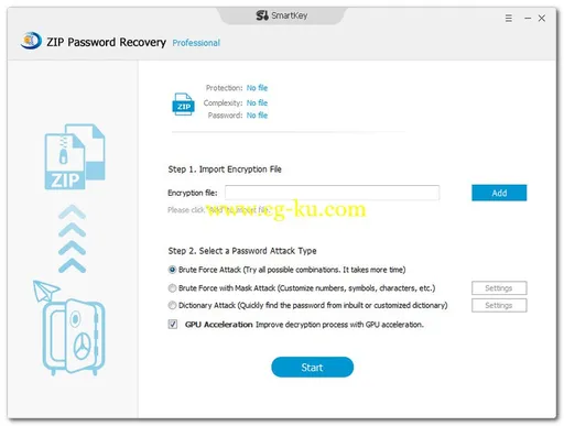 SmartKey ZIP Password Recovery Pro 8.0.0.0 Multilingual的图片1