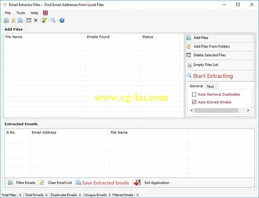 TechnoComSolutions Email Extractor Files 6.3.6.33 Multilingual的图片1