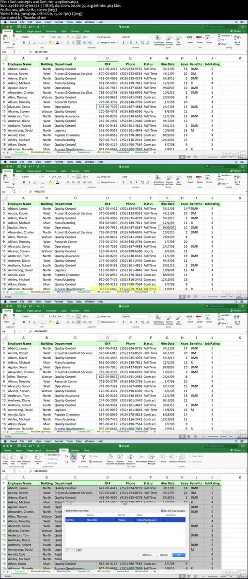 Excel 2016 for the Mac: Managing and Analyzing Data的图片2