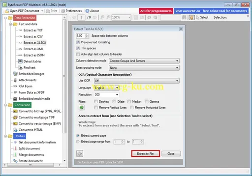 ByteScout PDF Multitool 9.0.0.3082 Business + Portable的图片1