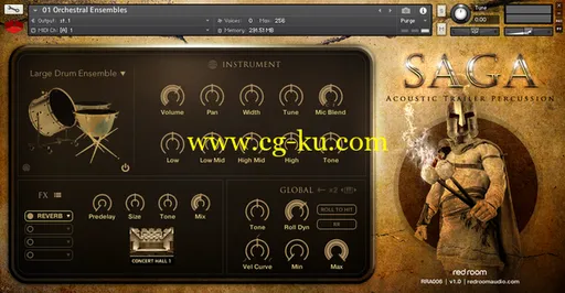 Red Room Audio Saga Acoustic Trailer Percussion KONTAKT-SYNTHiC4TE的图片1