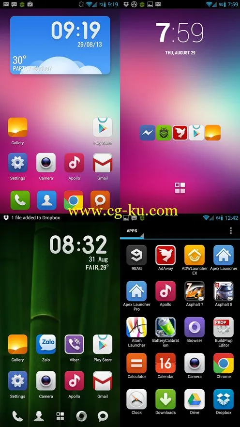 MIUI 5 – Launcher Theme 3.0.4 Android的图片2