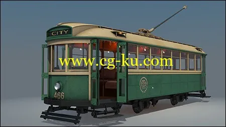 TurboSquid X-1 class tram No. 466的图片1