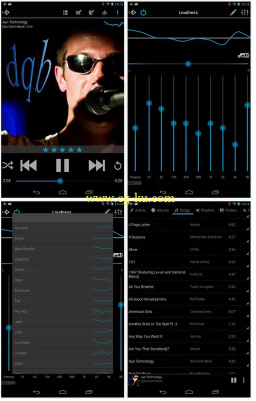 Rocket Music Player Premium v2.6.3.2 Android的图片1