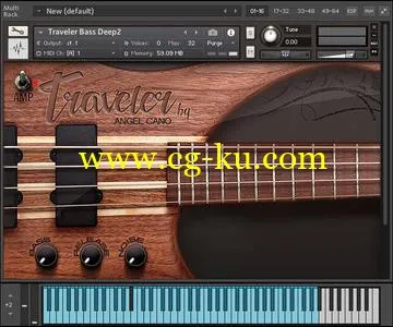 Angel Cano Traveler Bass v1.12 KONTAKT的图片1