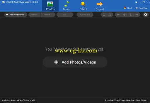 GiliSoft SlideShow Maker 10.0.0的图片1