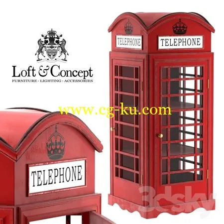 SHOWCASE LONDON TELEPHONE BOX的图片1