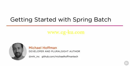 Getting Started with Spring Batch的图片1