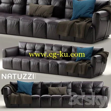 Sofa Herman NATUZZI ITALIA的图片1