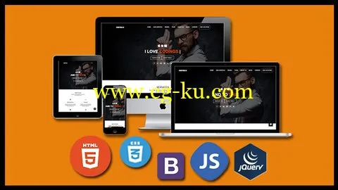 Build a real world responsive website with Html 5 css 3 & JS的图片2