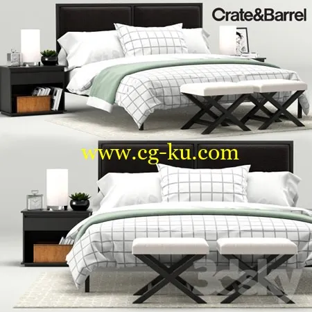 Oliver Bedroom Collection, Crate&Barrel的图片1