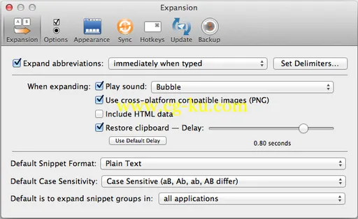 TextExpander v4.2 MacOSX的图片2
