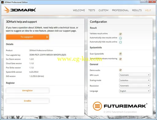 3DMark Professional Edition 1.2.362的图片2