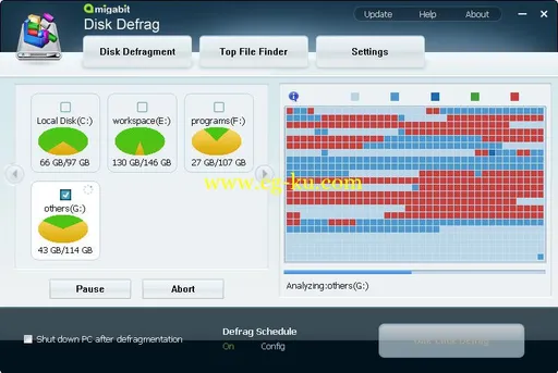 Amigabit Disk Defrag 1.0.2.0的图片1