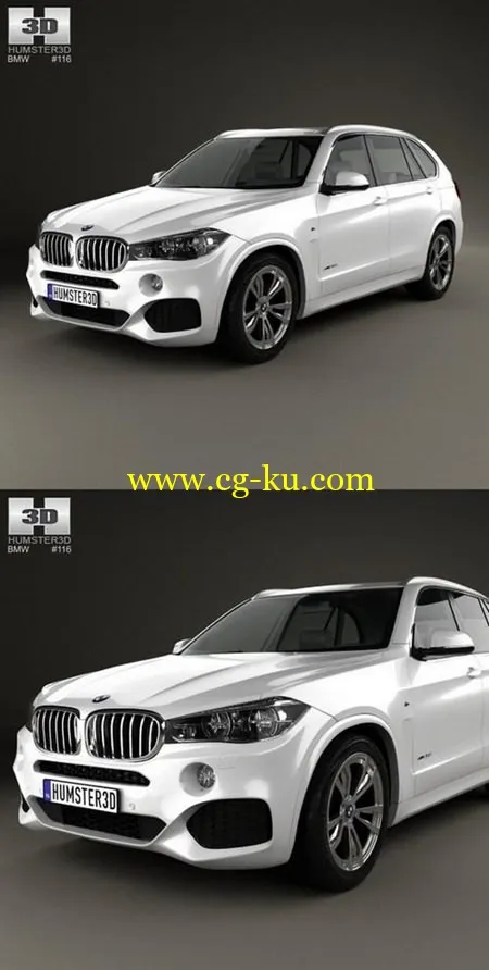 Humster3D BMW X5M F15 2016 3D Model的图片1