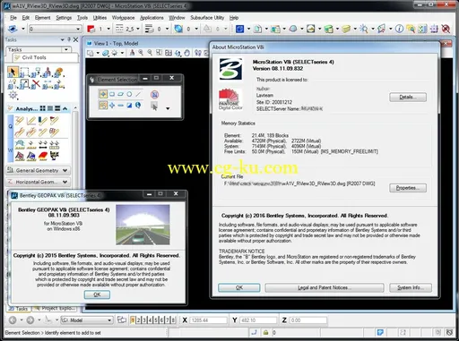 GEOPAK Civil Engineering Suite V8i SS4 08.11.09.903的图片2