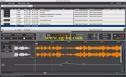HOFA-Plugins HOFA CD-Burn DDP Master v2.0.4 WiN的图片2