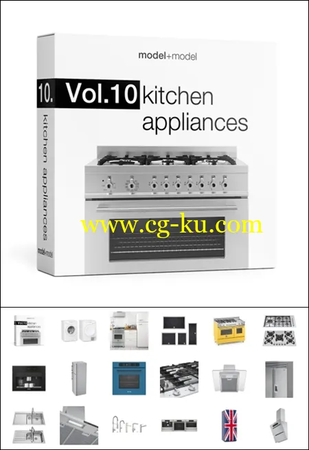 ModelPlusmodel vol 10 Kitchen appliances的图片1