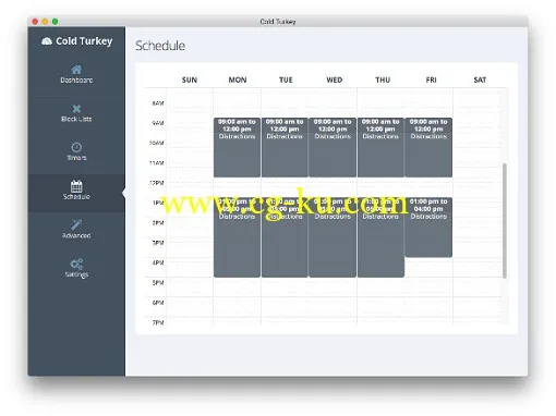 Cold Turkey Blocker Pro 3.4 MacOS的图片1