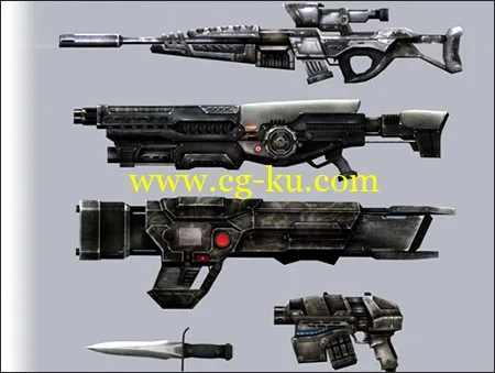 Sci-Fi Firearms Animated Pack的图片1