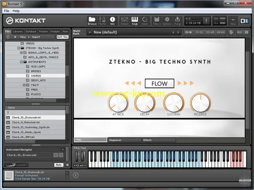 ZTEKNO Big Techno Synth KONTAKT的图片1