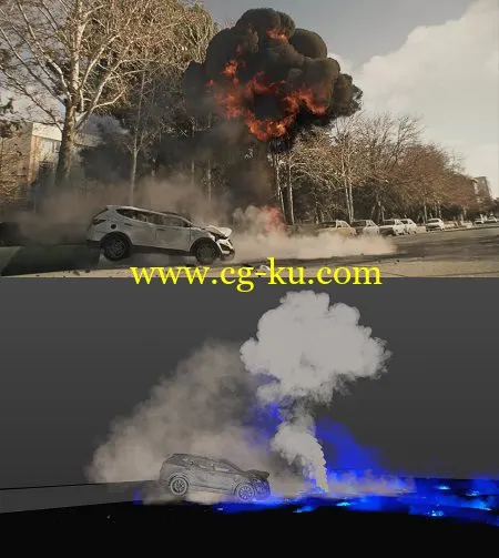 CGCircuit – Cinema4D Car Destruction Part 1的图片1