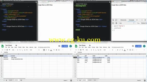 Google Sheets as JSON data source for JavaScript的图片4