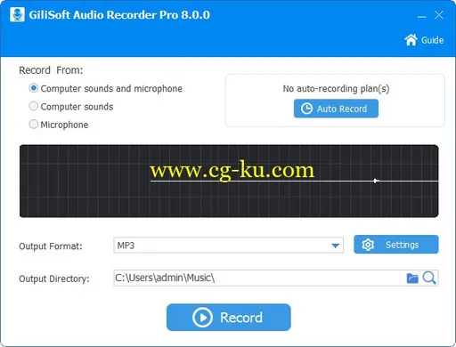 GiliSoft Audio Recorder Pro 8.0.0的图片1