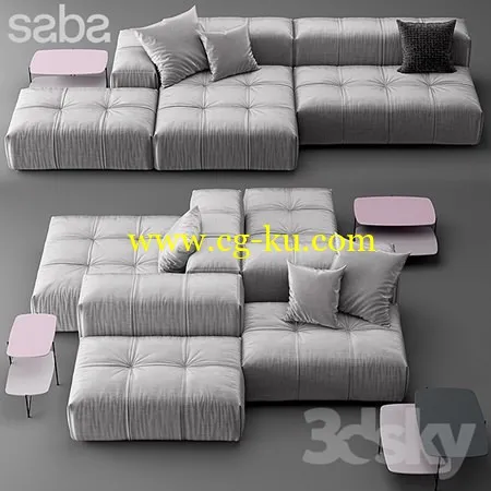 Sofa Saba Italia pixel的图片1