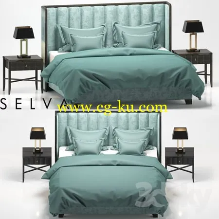 Bed TRUST Selva Philipp LETTI E COMODINI的图片1