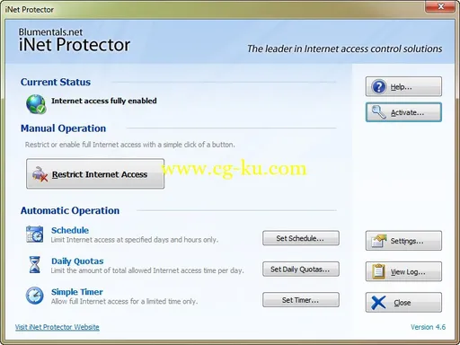 Blumentals iNet Protector 4.7.0.49的图片1