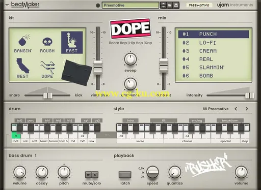 uJAM beatMaker DOPE v1.0.0 WiN的图片1