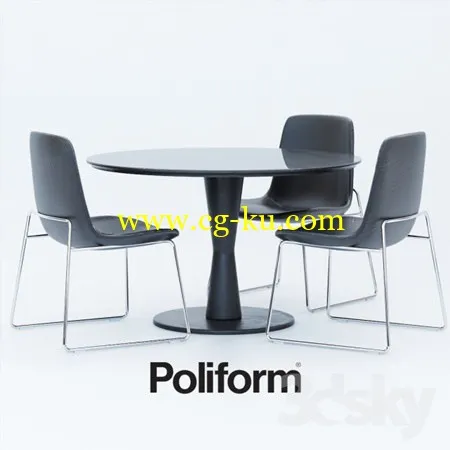 Tables Chairs Poliform Ventura, Flute的图片1