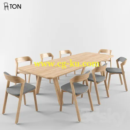 Ton Merano chair Table stelvio的图片1