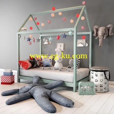 Children bedroom set 01的图片1