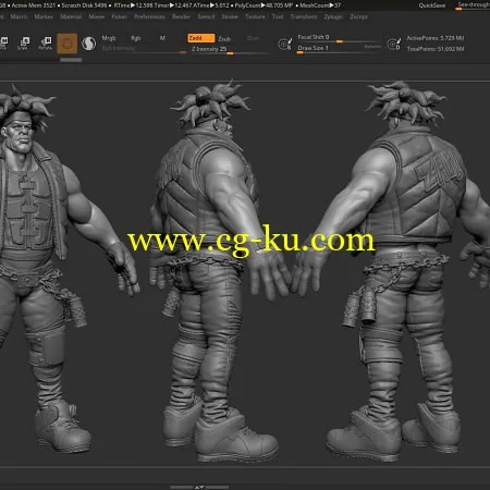 Flippednormals – Modeling characters for games的图片1