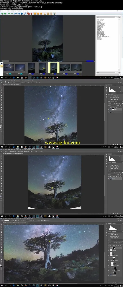 Daniel Kordan Photography – Patagonia Night Sky Panorama Baobab的图片2