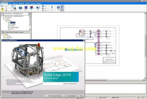 Siemens Solid Edge Electrical 2019 x64 Multilingual的图片3