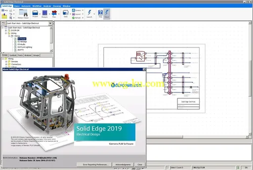 Siemens Solid Edge Electrical 2019 x64 Multilingual的图片4