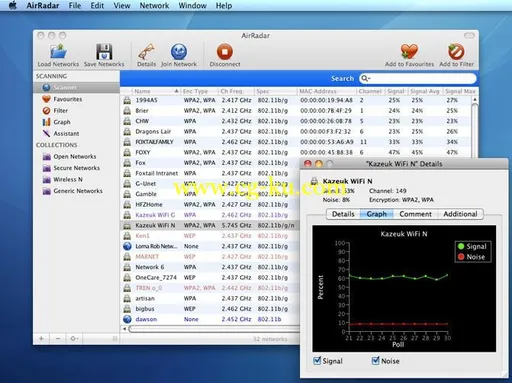 AirRadar 3.0.5 MacOSX的图片1