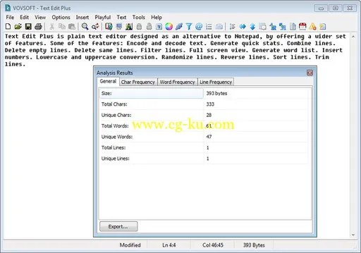 VovSoft Text Edit Plus 4.8的图片1