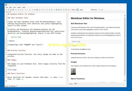 DA-Software MarkdownEditor Pro 1.2.0的图片1