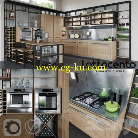 Roveretto kitchen by Ottocento的图片1